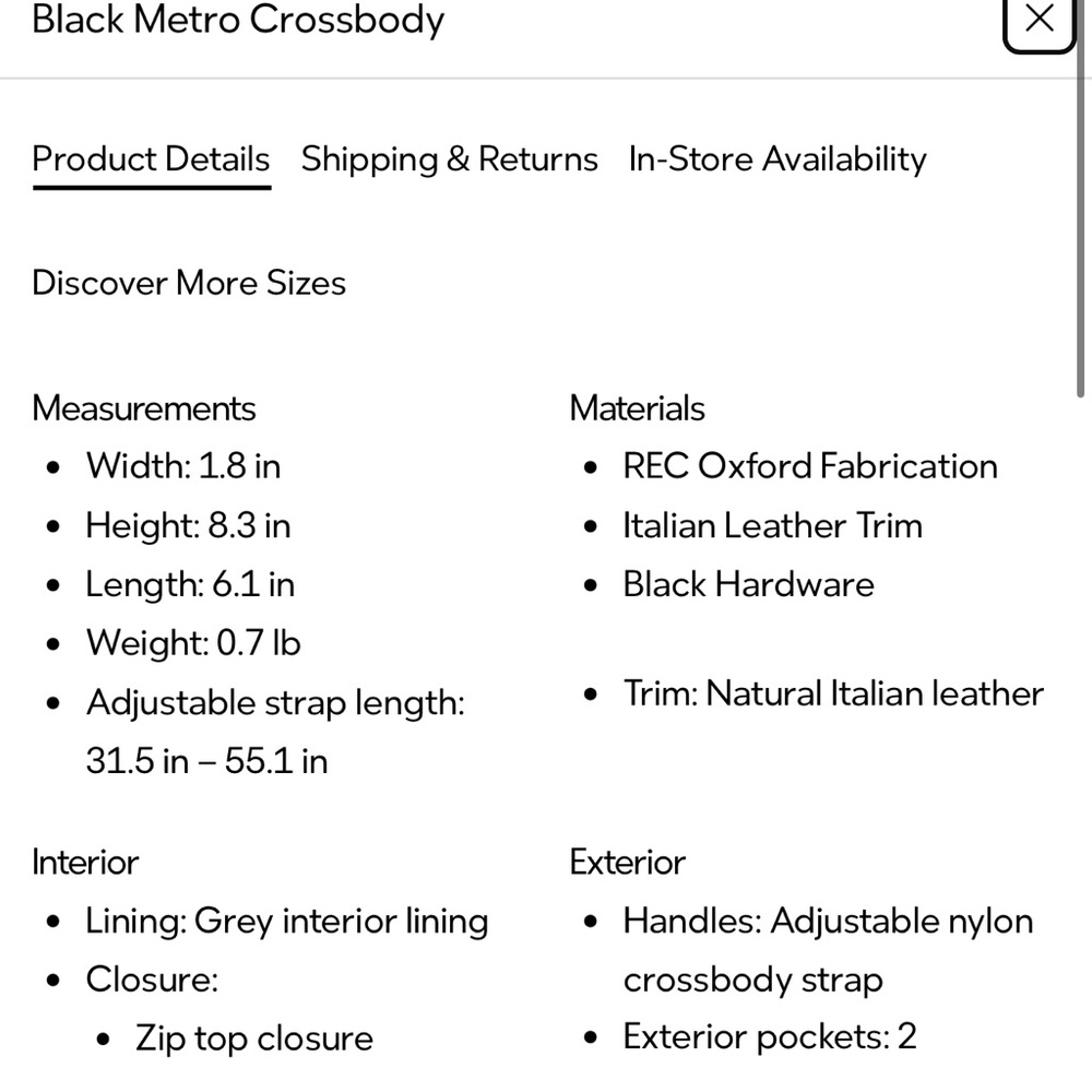 MZ Wallace Black Lacquer Metro Crossbody - Picture 15 of 15